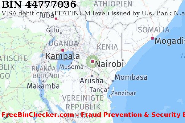 44777036 VISA debit Kenya KE BIN-Liste