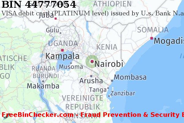 44777054 VISA debit Kenya KE BIN-Liste