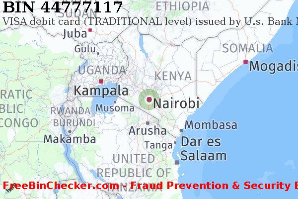 44777117 VISA debit Kenya KE BIN List