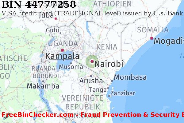 44777258 VISA credit Kenya KE BIN-Liste