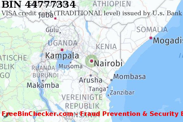 44777334 VISA credit Kenya KE BIN-Liste