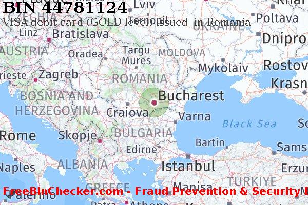 44781124 VISA debit Romania RO BIN List