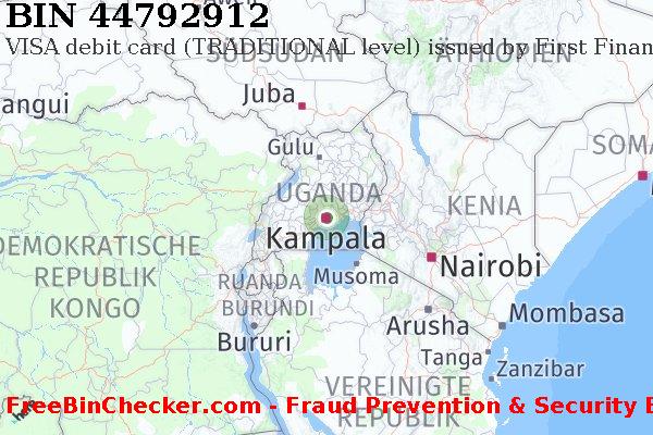 44792912 VISA debit Uganda UG BIN-Liste