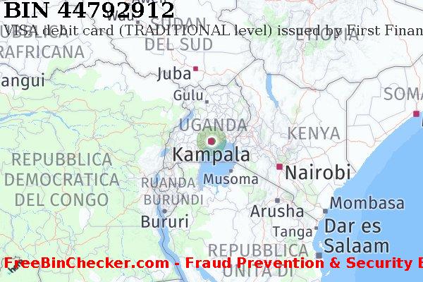 44792912 VISA debit Uganda UG Lista BIN