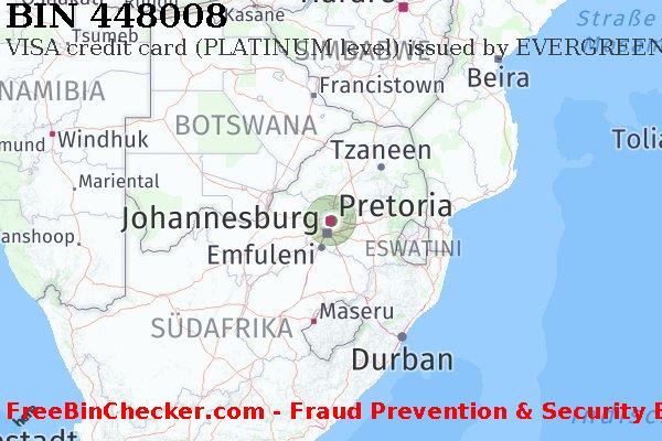 448008 VISA credit South Africa ZA BIN-Liste