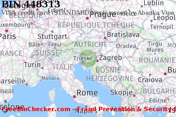 448313 VISA credit Slovenia SI BIN Liste 