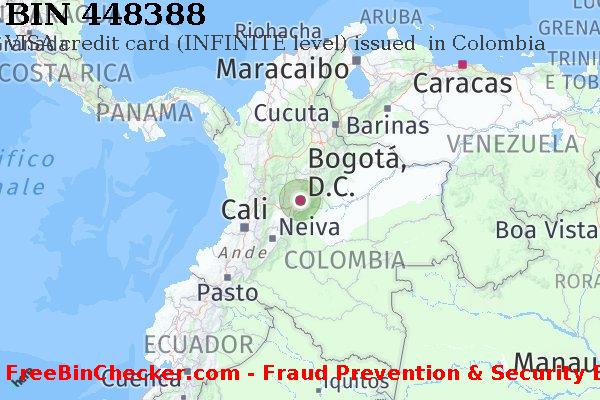 448388 VISA credit Colombia CO Lista BIN
