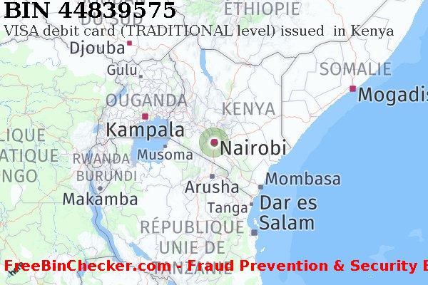 44839575 VISA debit Kenya KE BIN Liste 