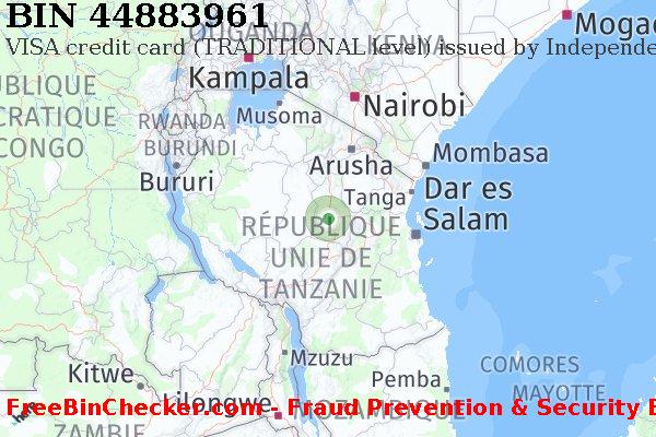 44883961 VISA credit Tanzania TZ BIN Liste 