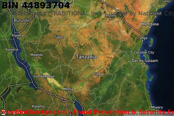44893704 VISA debit Tanzania TZ BIN List