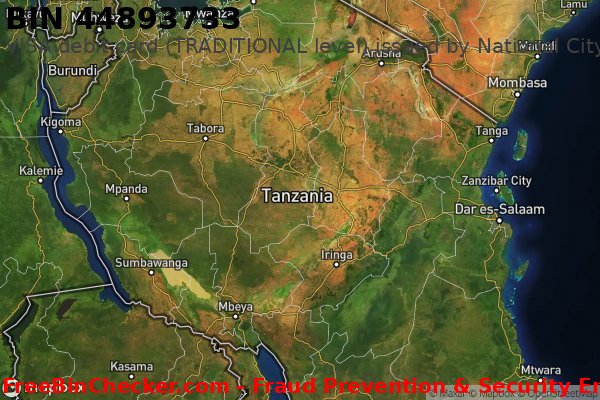 44893733 VISA debit Tanzania TZ BIN List
