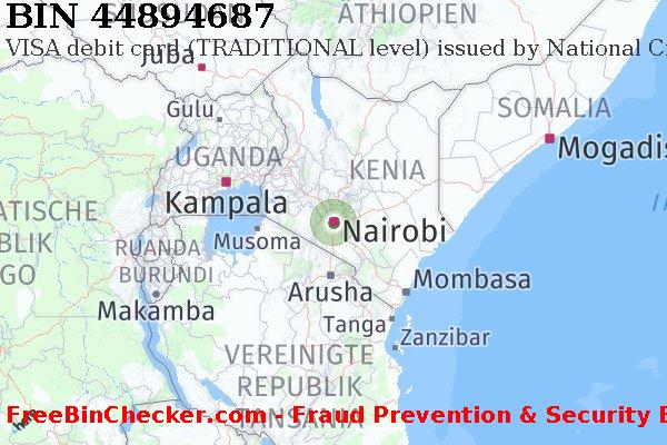44894687 VISA debit Kenya KE BIN-Liste