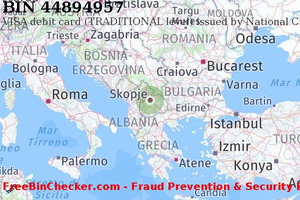 44894957 VISA debit Macedonia MK Lista BIN