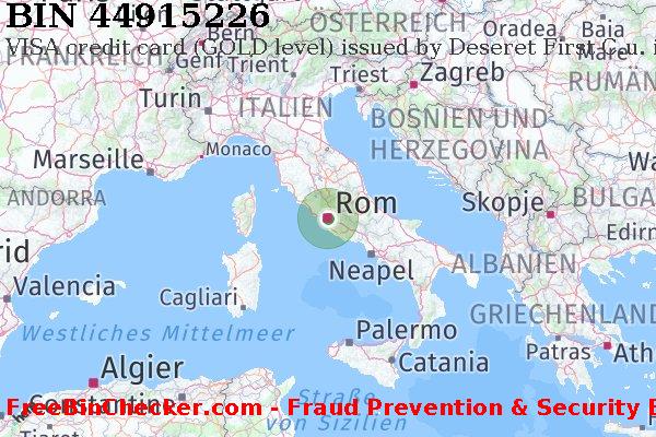 44915226 VISA credit Italy IT BIN-Liste