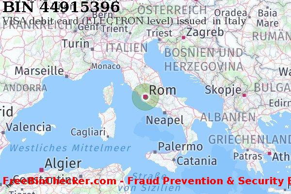 44915396 VISA debit Italy IT BIN-Liste