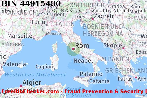 44915480 VISA debit Italy IT BIN-Liste