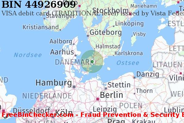 44926909 VISA debit Denmark DK BIN-Liste