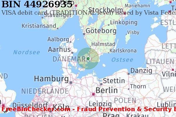 44926935 VISA debit Denmark DK BIN-Liste