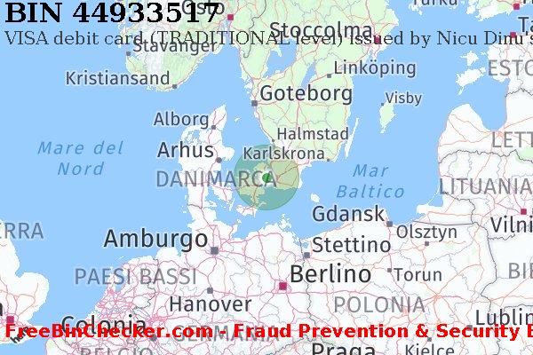 44933517 VISA debit Denmark DK Lista BIN