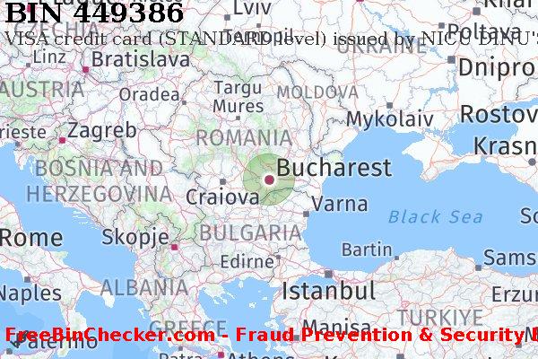449386 VISA credit Romania RO BIN List