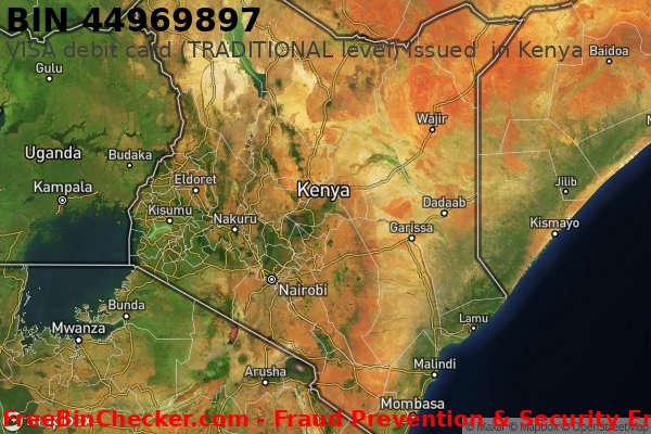 44969897 VISA debit Kenya KE BIN List