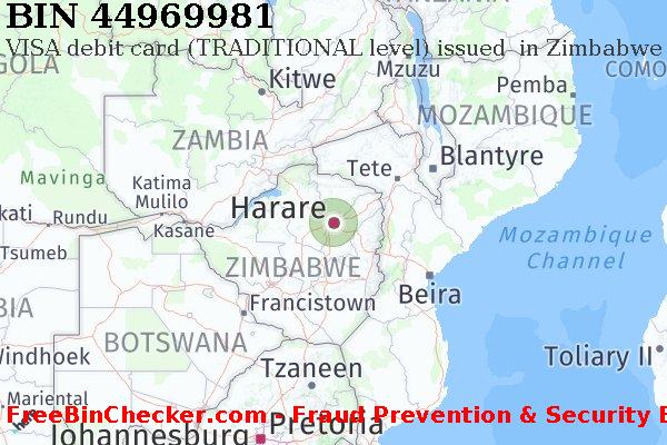 44969981 VISA debit Zimbabwe ZW बिन सूची