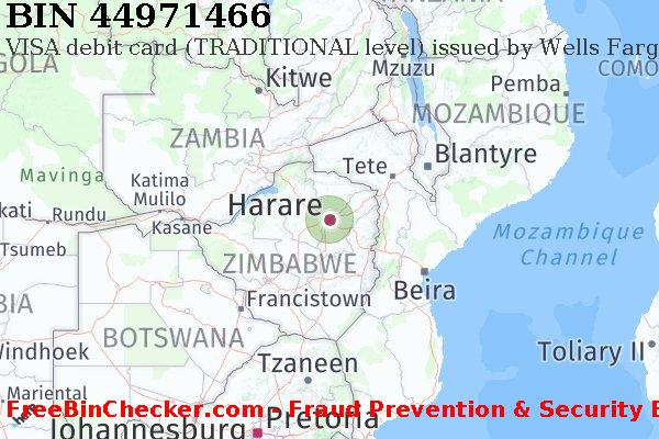 44971466 VISA debit Zimbabwe ZW BIN 목록