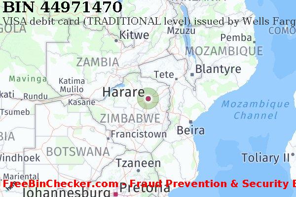 44971470 VISA debit Zimbabwe ZW बिन सूची