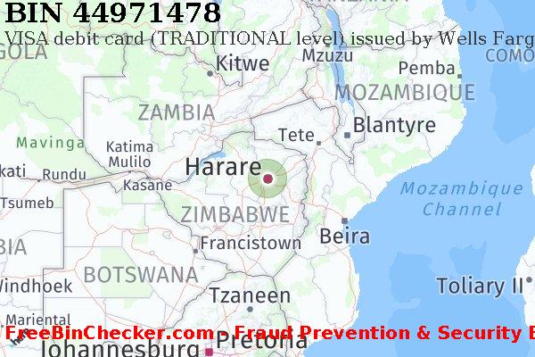 44971478 VISA debit Zimbabwe ZW बिन सूची