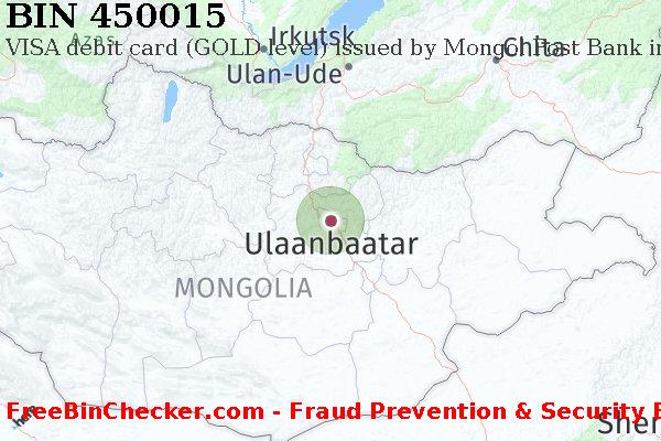 450015 VISA debit Mongolia MN BIN List