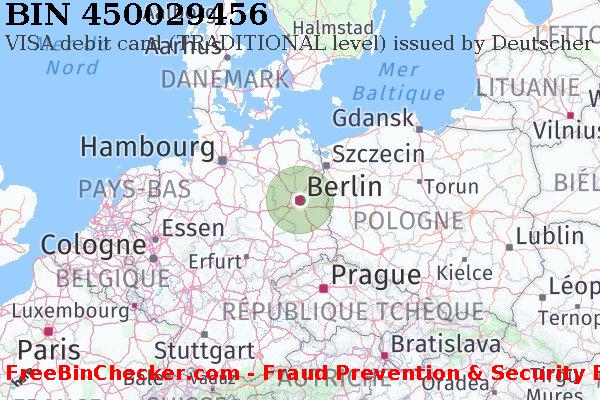 450029456 VISA debit Germany DE BIN Liste 