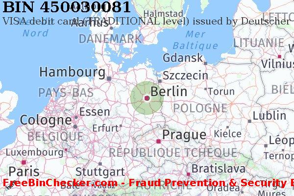 450030081 VISA debit Germany DE BIN Liste 