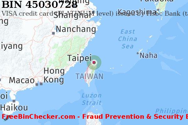 45030728 VISA credit Taiwan TW बिन सूची