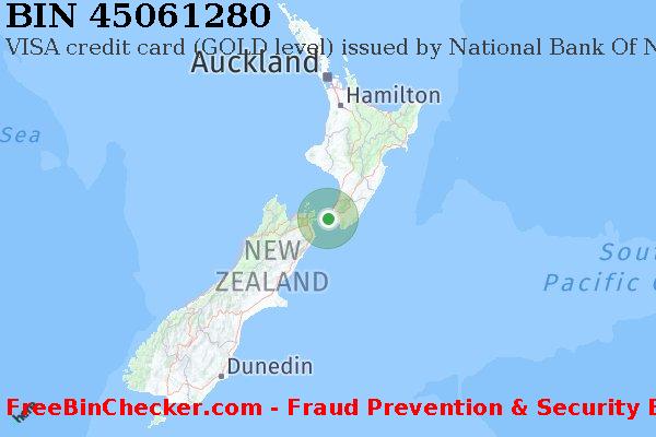 45061280 VISA credit New Zealand NZ BIN List
