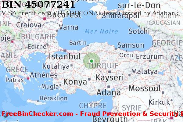 45077241 VISA credit Turkey TR BIN Liste 