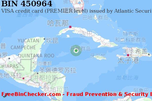 450964 VISA credit Cayman Islands KY BIN列表