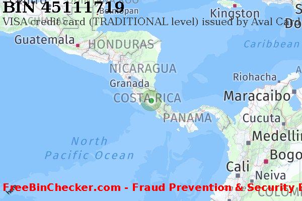 45111719 VISA credit Costa Rica CR BIN List
