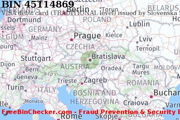 45114869 VISA debit Slovakia (Slovak Republic) SK BIN List