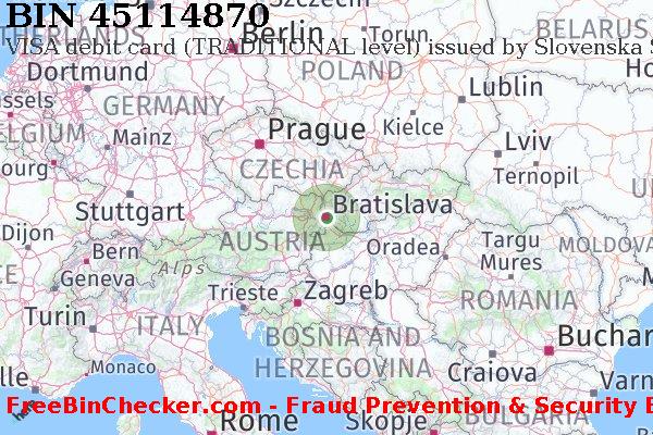 45114870 VISA debit Slovakia (Slovak Republic) SK BIN List