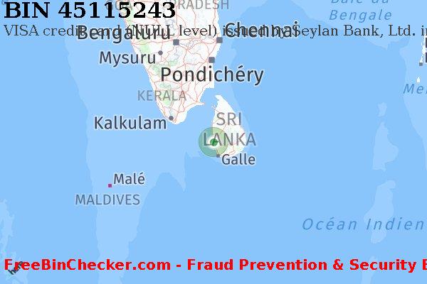 45115243 VISA credit Sri Lanka LK BIN Liste 
