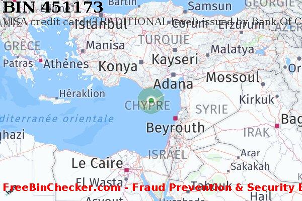 451173 VISA credit Cyprus CY BIN Liste 