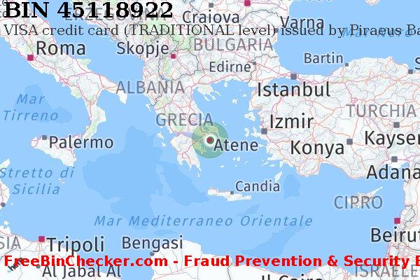 45118922 VISA credit Greece GR Lista BIN