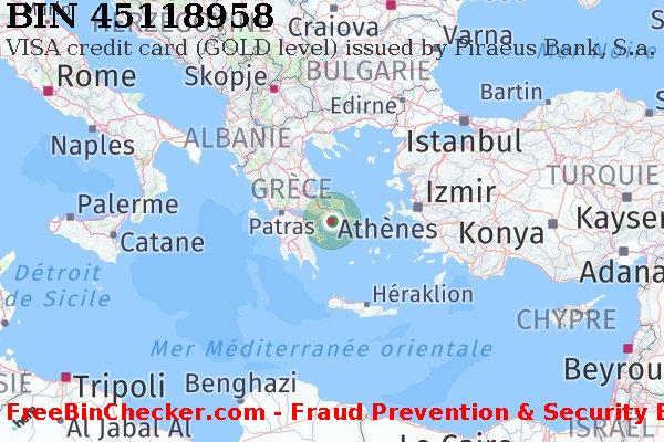 45118958 VISA credit Greece GR BIN Liste 