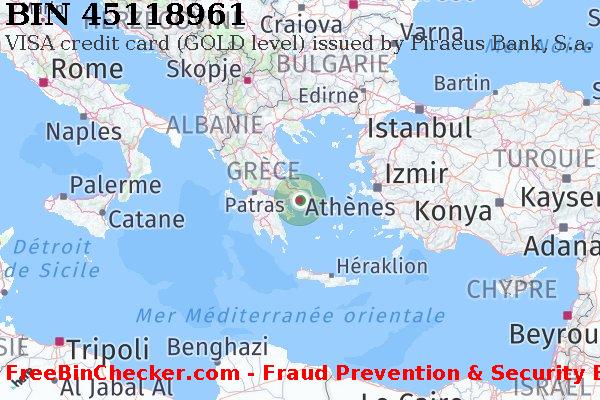 45118961 VISA credit Greece GR BIN Liste 