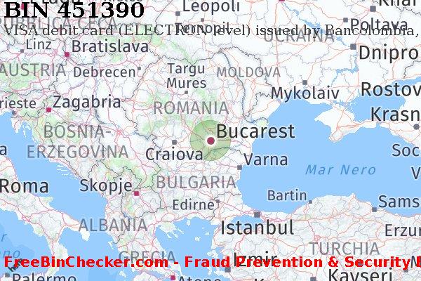 451390 VISA debit Romania RO Lista BIN