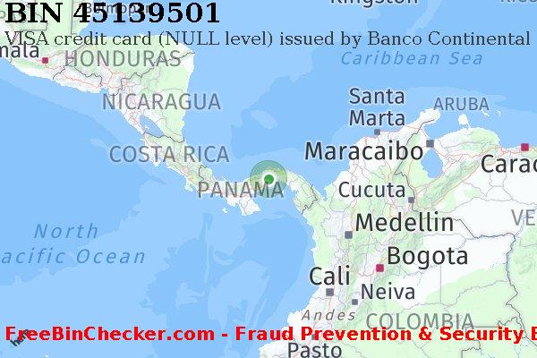 45139501 VISA credit Panama PA BIN List