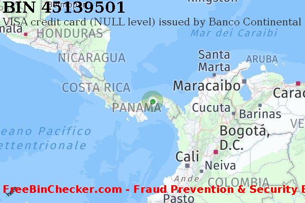 45139501 VISA credit Panama PA Lista BIN