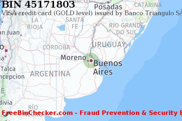 45171803 VISA credit Argentina AR BIN List