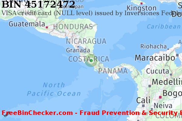 45172472 VISA credit Costa Rica CR BIN List