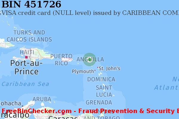 451726 VISA credit Anguilla AI Lista de BIN